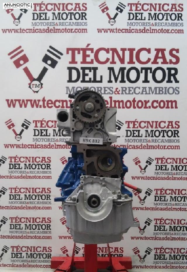 Motor regenerado renault 1.5 dci k9k832