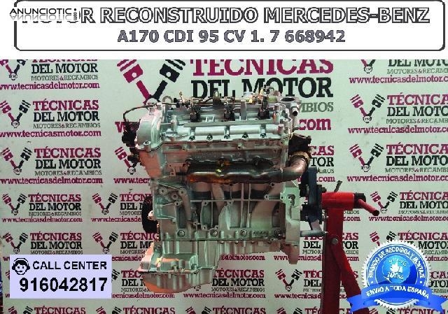 MOTOR MERCEDES A170 CDI 95 CV 1. 7 668942 