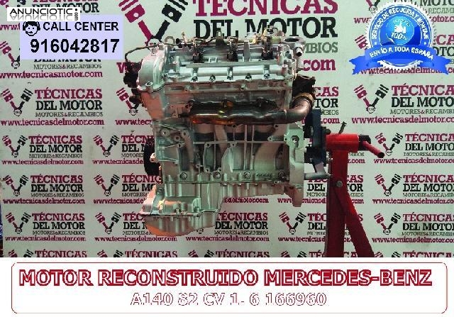 MOTOR MERCEDES A140 82 CV 1. 6 166960 