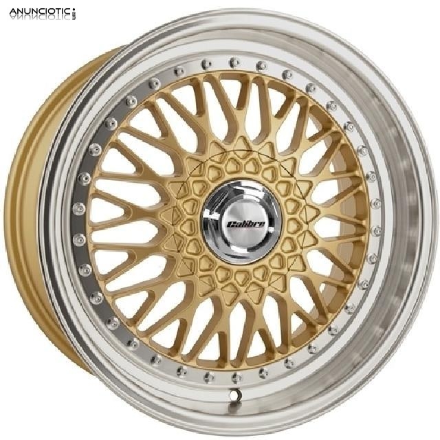 Llantas calibre vintage gold/polished 