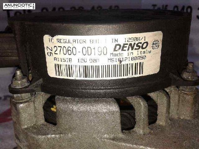 93302 alternador toyota corolla verso