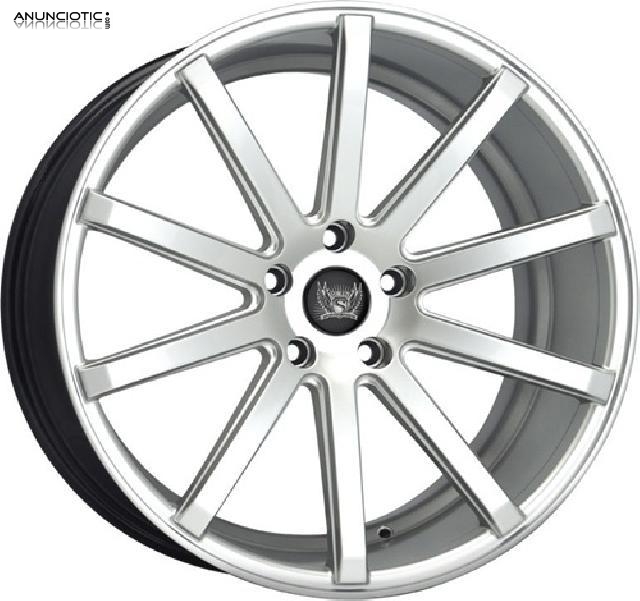 Llantas soleil wheels lxt-1 hypersilver 