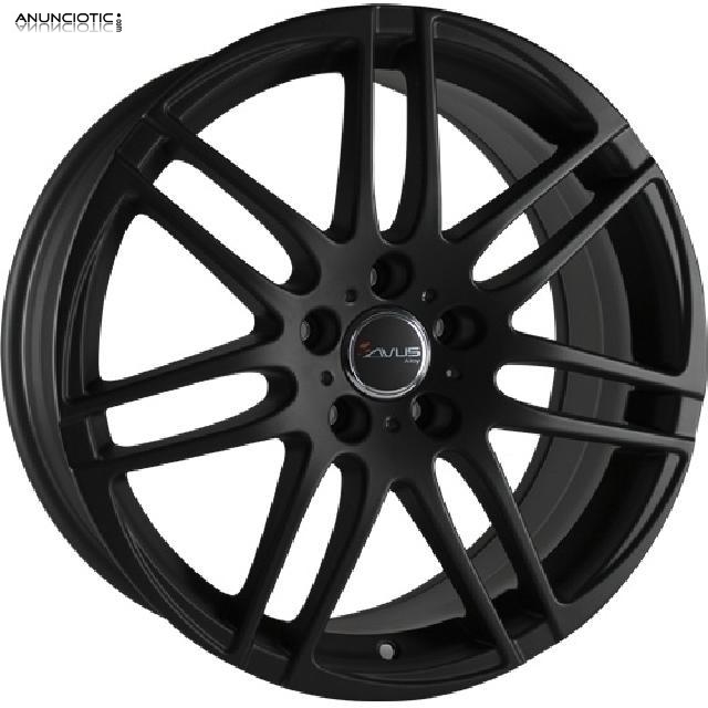 Llantas avus racing acm 04 matt black 