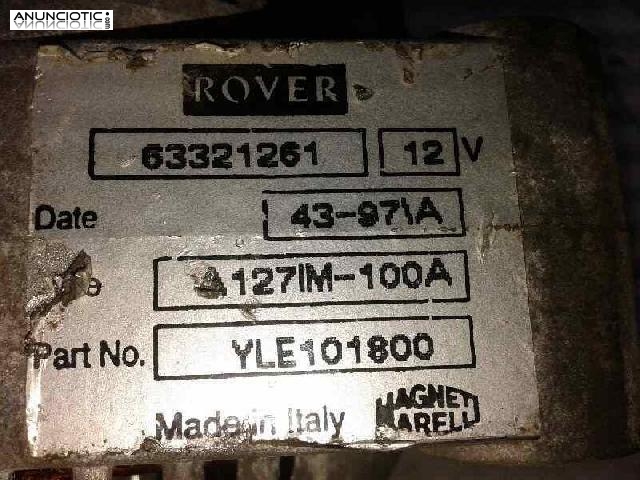 93554 alternador mg rover serie 800 (rs)