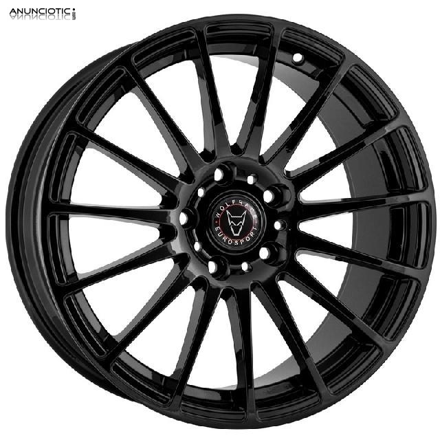 Llantas wolfrace turismo gloss black 