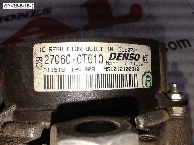 93304 alternador toyota auris sol 1.6