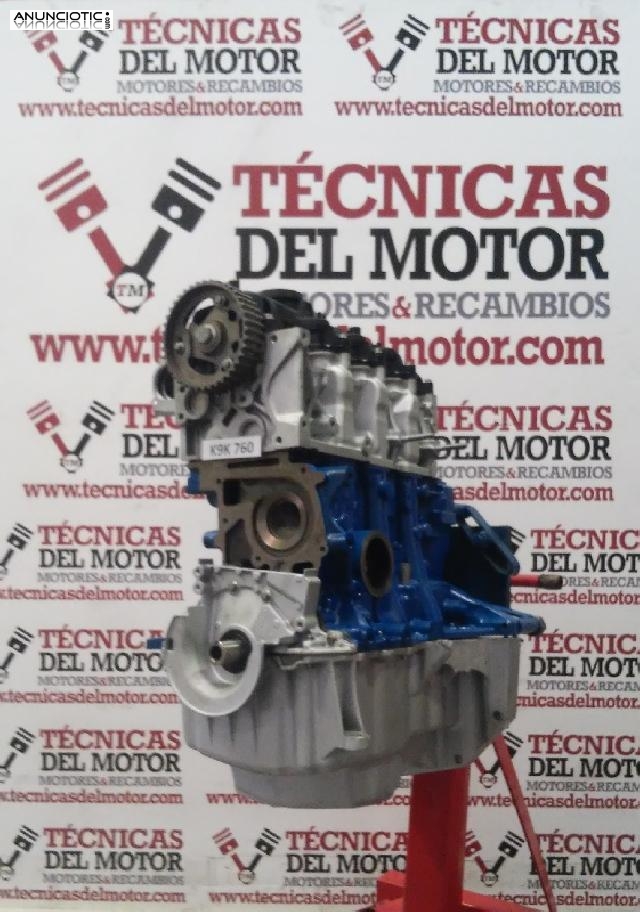 Motor regenerado renault 1.5 dci k9k760