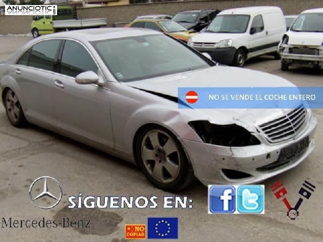 Despiece mercedes clase s