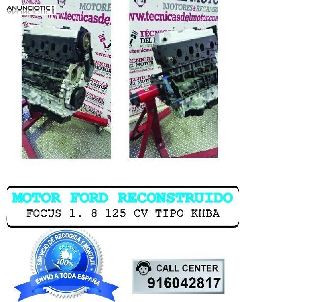 Motor ford focus 1 8 125 cv tipo khba