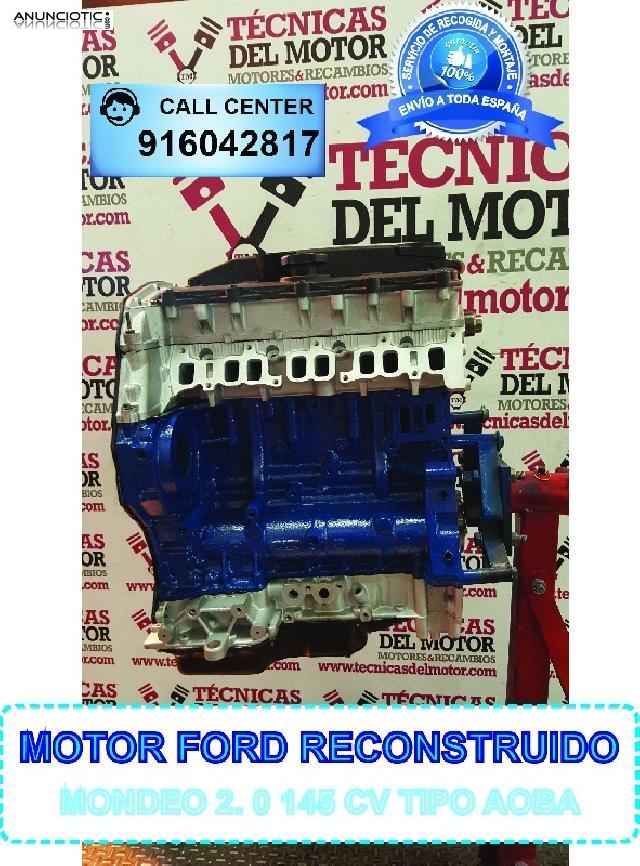 Motor ford mondeo 2 0 145 cv tipo aoba 