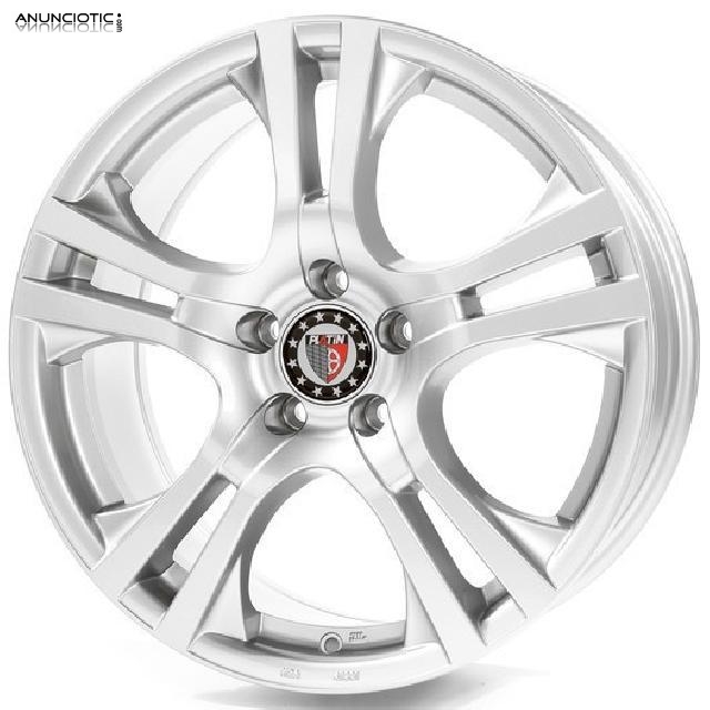 Llantas platin p53 plata 