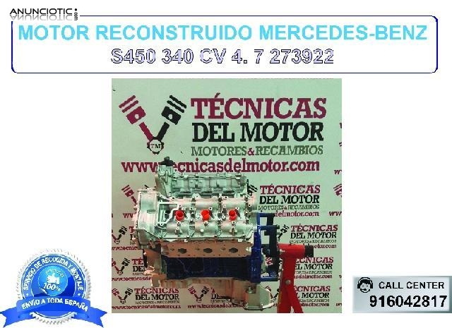 MOTOR MERCEDES S450 340 CV 4. 7 273922 