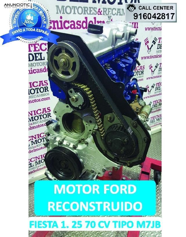 Motor ford fiesta 1 25 70 cv tipo m7jb 