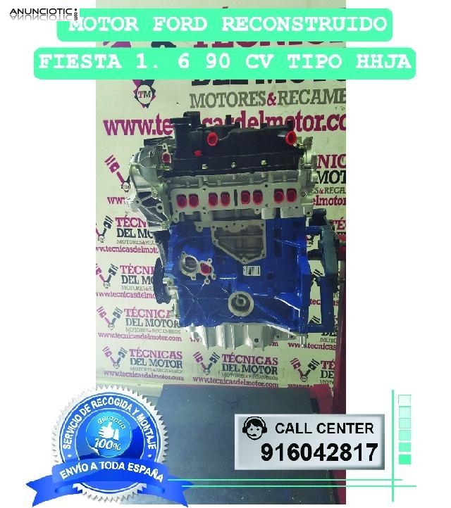 Motor ford fiesta 1 6 90 cv tipo hhja 