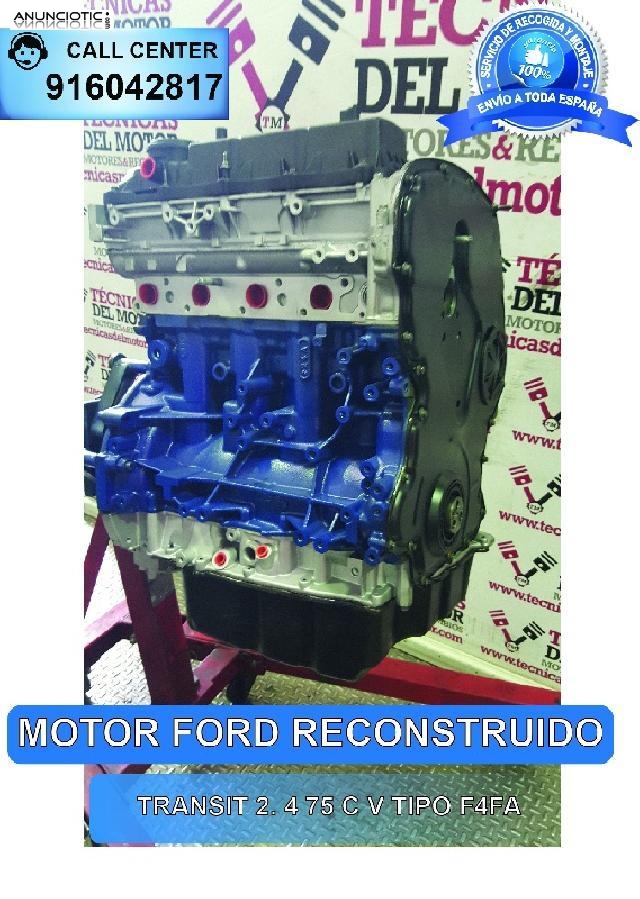 Motor ford transit 2 4 75 c v tipo f4fa 