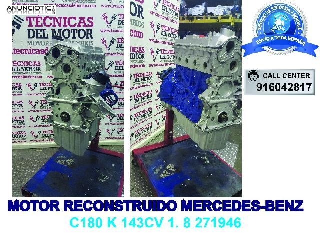 MOTOR MERCEDES C180 K 143CV 1. 8 271946 