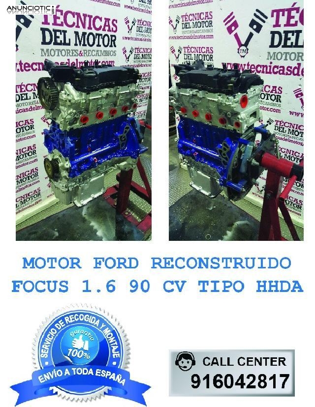 Motor ford focus 1 6 90 cv tipo hhda 