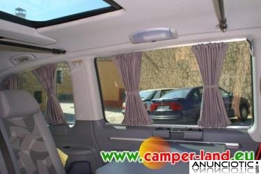 Cortinas perimetrales para furgonetas, furgos y vehiculos camper