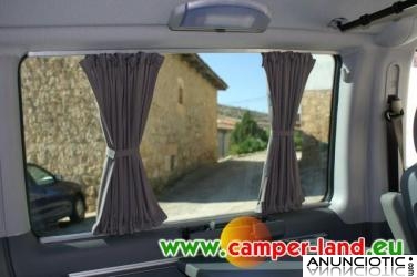 Cortinas perimetrales para furgonetas, furgos y vehiculos camper