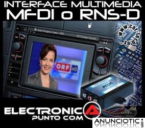 Interface multimedia para navegadores de serie