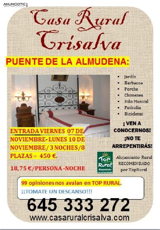 TURISMO RURAL EN CIUDAD REAL. CRISALVA, TURISMO RURAL DE CALIDAD