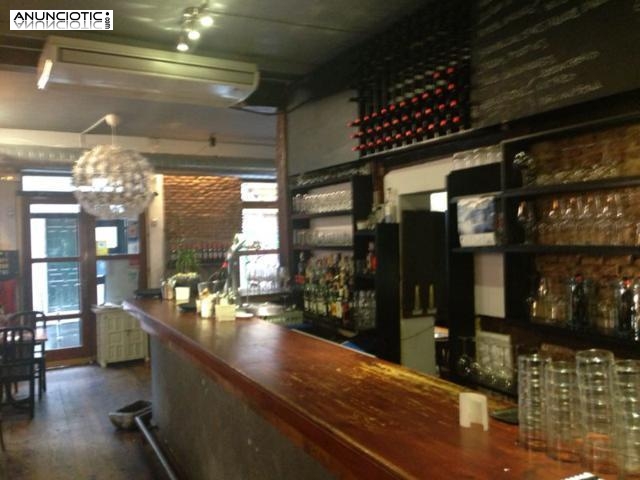 Traspaso Bar Restaurante 165m²  con Licencia de Música en zona Noviciado