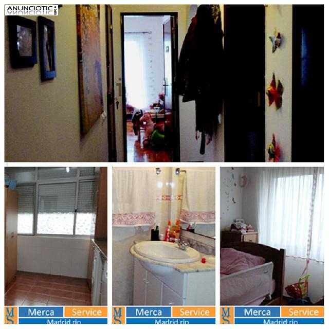 Piso en venta zona madrid rio 3 habitaciones, t