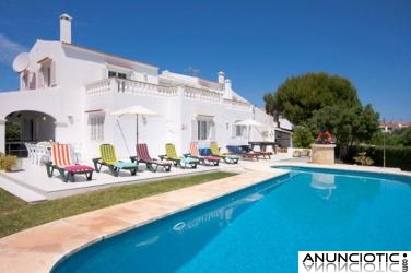 alquilo precioso chalet en Menorca junto playa verano 2013 POR SEMANAS