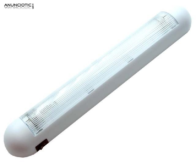 Fluorescente resolux 505 blanco con interruptor 12v