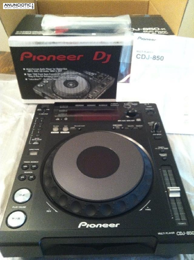 Venta Pioneer CDJ 850K....550,Pioneer DDJ-SX.....450