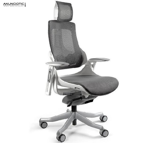 Silla Oficina Ergonómica W-609W-NW