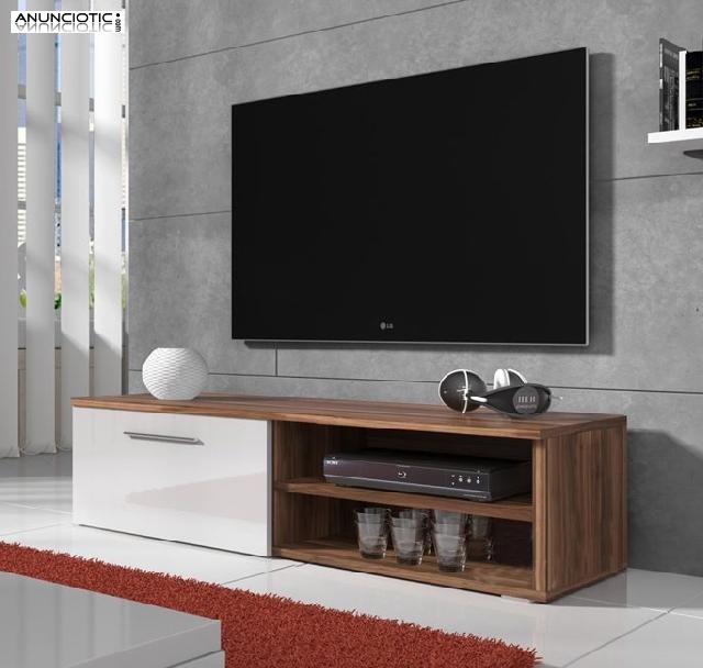 Mueble TV modelo Dragoni cuerpo ciruelo