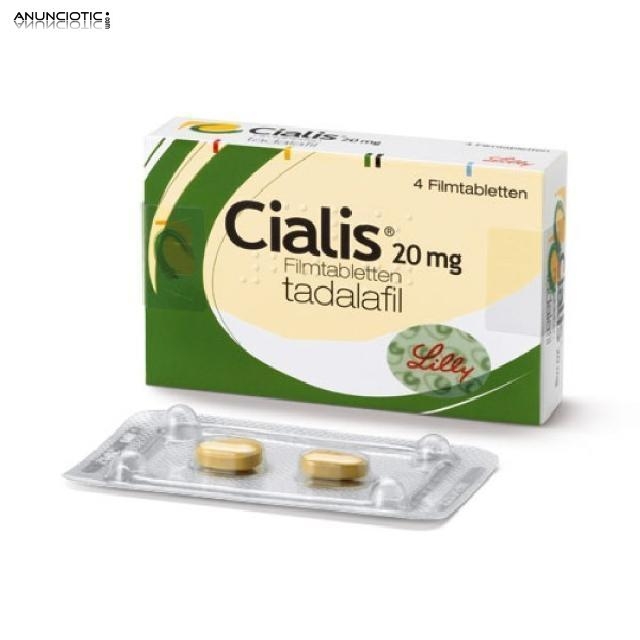 Cialis generico tadalafil 20mg barato Madrid entrega en mano, mejor que via