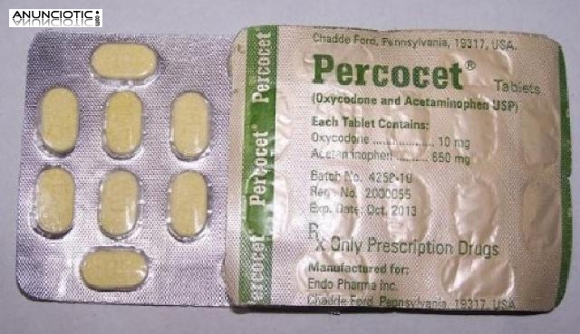 comprar percocet de calidad en línea en españa sin receta