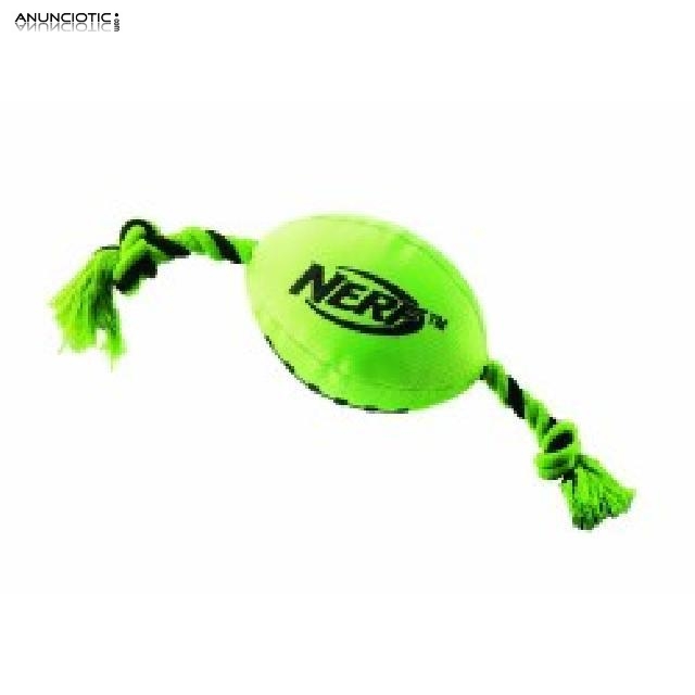 Balón con cuerda , nerf dog,