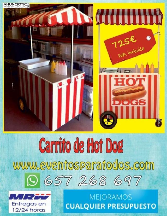 Carrito estándar ideal para hostelería