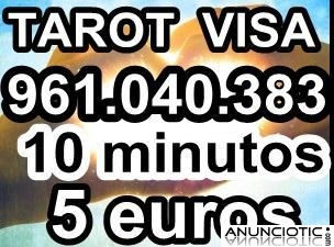 5 euros 10 minutos OFERTA TAROT ECONOMICO VISA  Alma