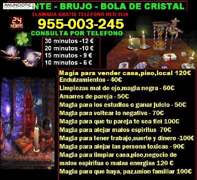 VIDENTE-TAROT-BOLA DE CRISTAL-MEDIUM-LIMPIEZA DEL MAL DE OJO