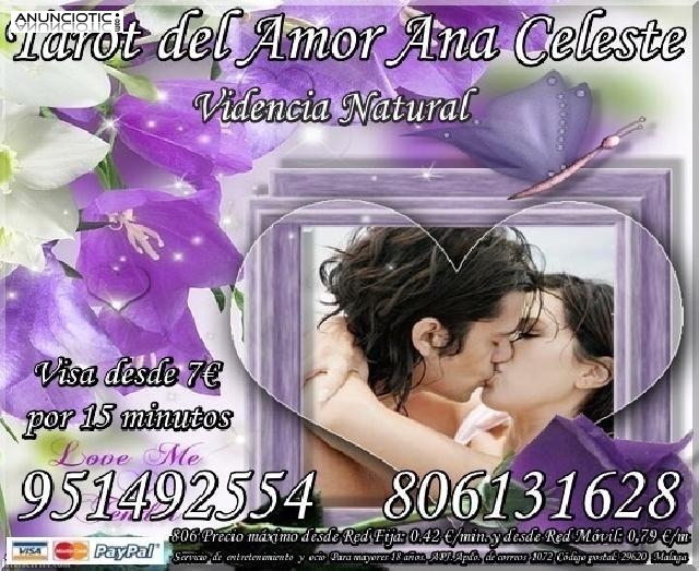 ¿Encontraré la felicidad? Ana Celeste Tarot 806 desde  0.42/M