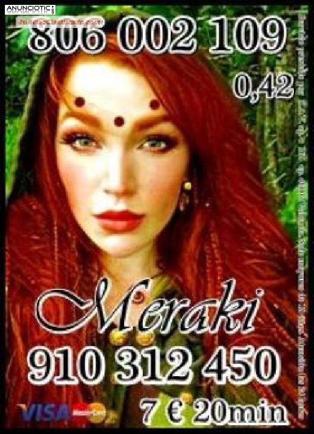 TAROT Y VIDENCIA REAL MERAKI SIEMPRE DIRECTAS 910312450