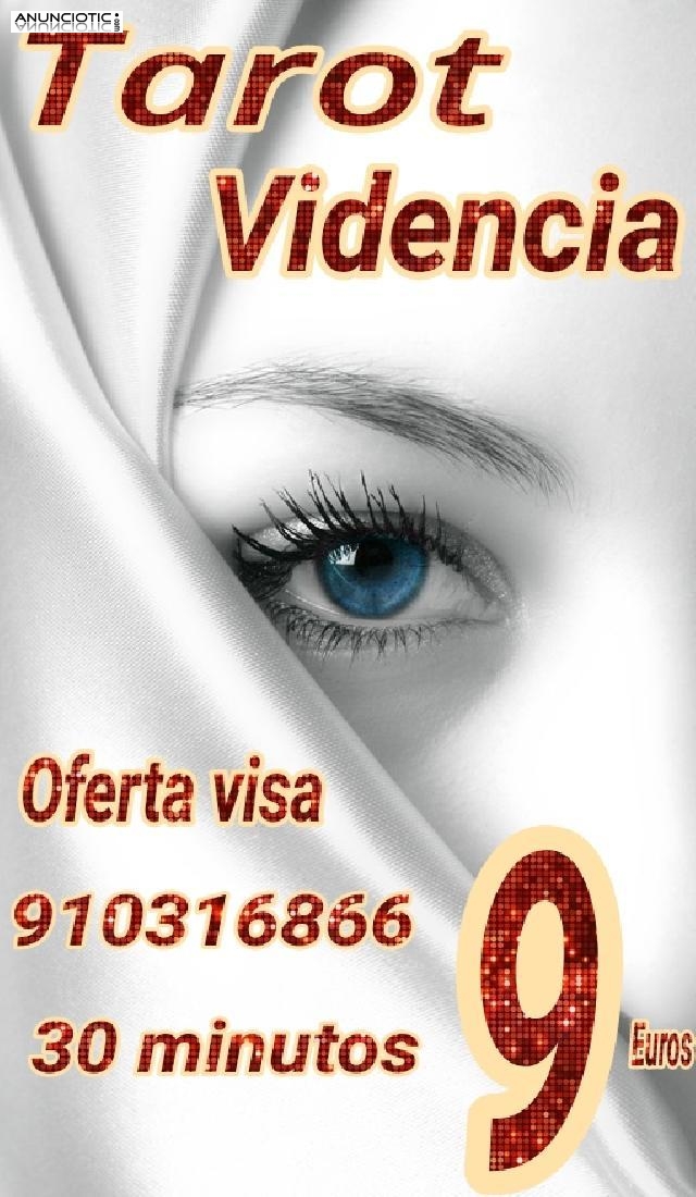 Tarot y videntes telefónico 30 minutos 9 euros oferta visa /.