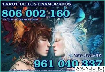 NUEVO TAROT DE LOS ENAMORADOS SOLO 0,42 CM MIN. OFERTA VISA 10 20 MIN.