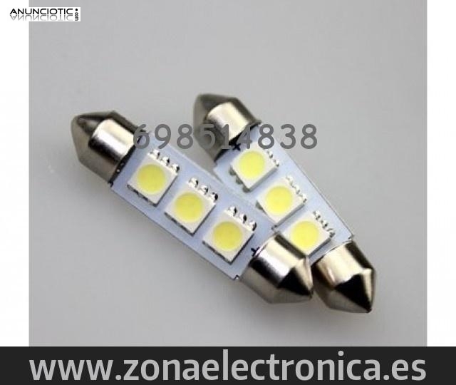 Led de color blanco para matricula