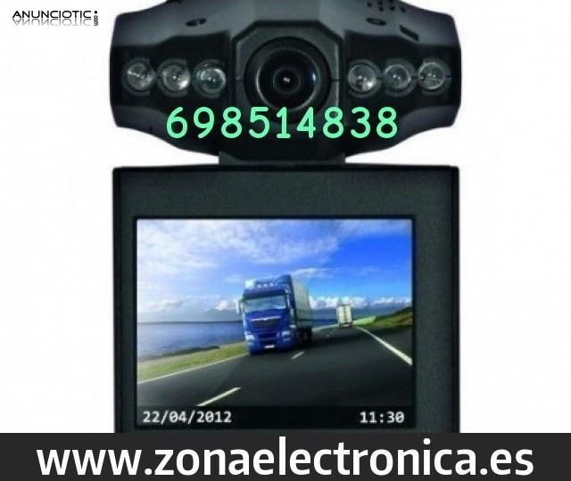 Videocamara hd para coche 2,4 pulgadas 