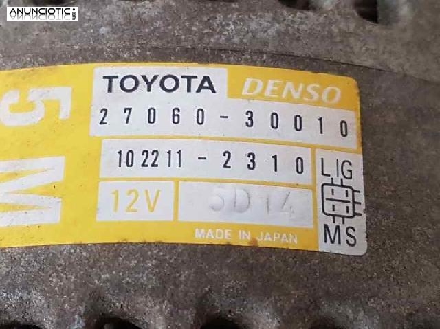 Alternador 3970304 2706030010 toyota