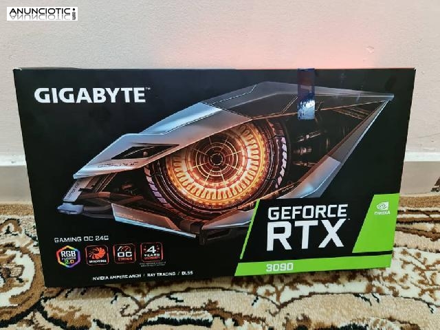 GeForce rtx 3090/3080/3070, Quadro rtx 8000/6000/5000/4000, Radeon rx 6800/