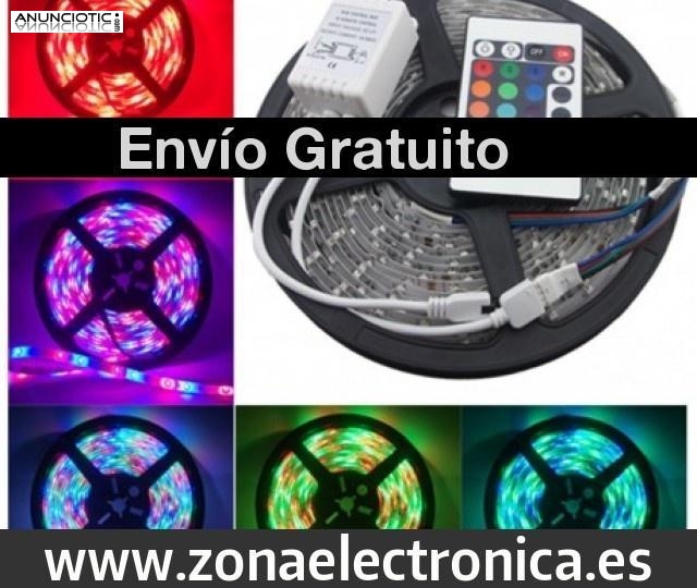 Tira de luces led 3528 rgb 5 m. 