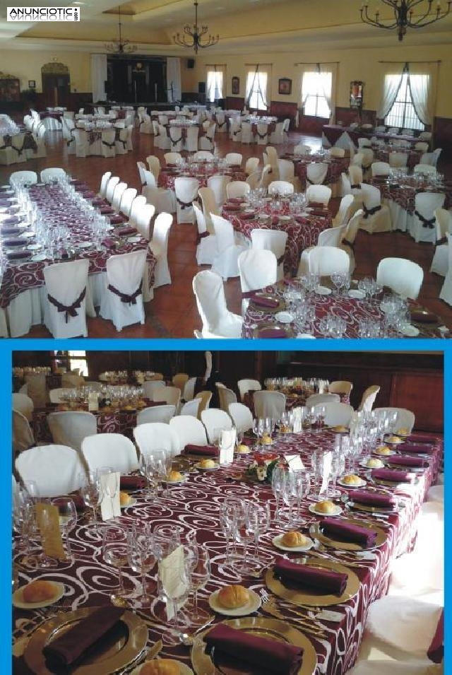 Manteles para eventos en todas las medidas