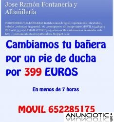 CAMBIO DE BAÑERA POR PIE DE DUCHA 399 EUROS Murcia