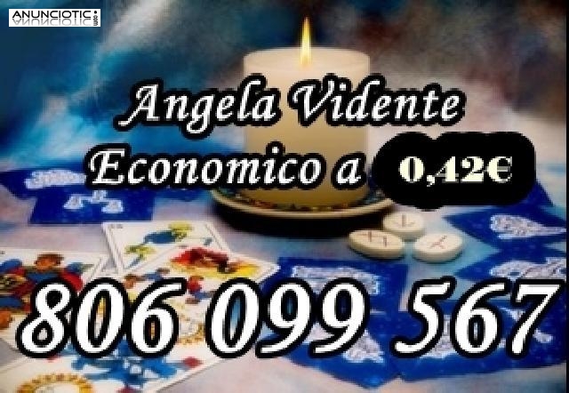 806 099 567. Tarot  barato a 0,42. Angela Muñoz Videntes.